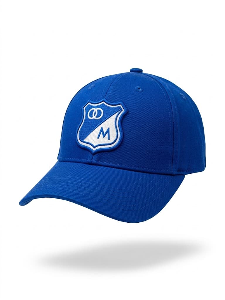 Gorra Millonarios con Escudo Bordado – Estilo Deportivo