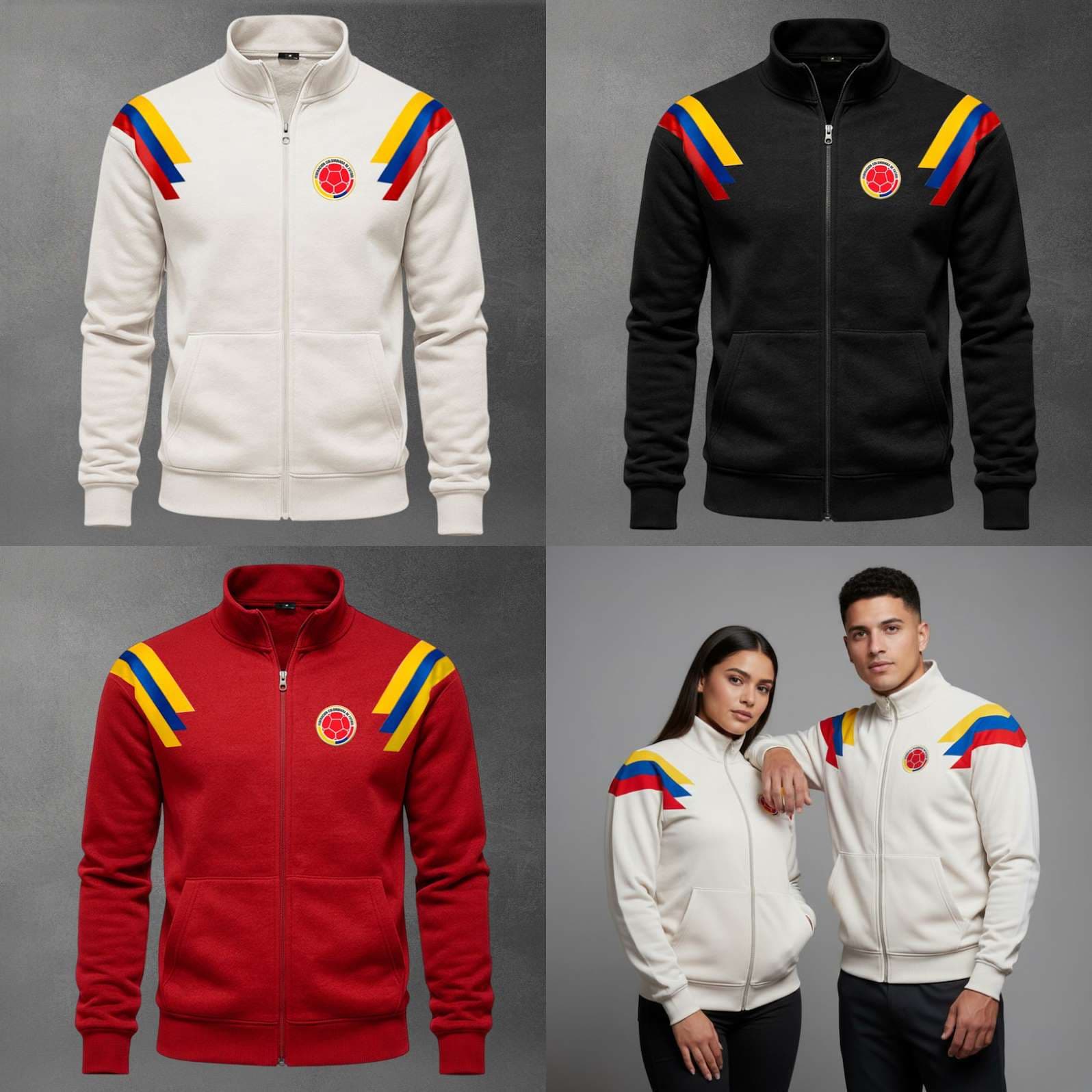 🇨🇴 Buzo Cuello Alto Colombia Retro